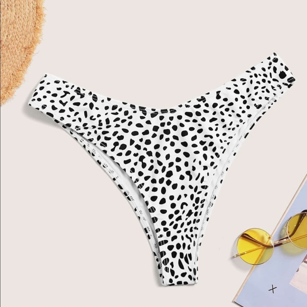 Dalmatian Print bikini bottom